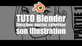Tuto blender : dessiner en 2d avec le grease pencil (partie 1)