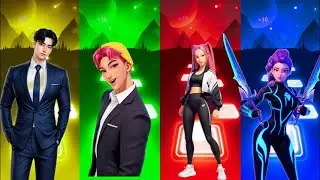 K-POP Demon Hunters ft. SAJA Girls 🎧 | Tiles Hop Beat Drop