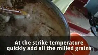 Homebrew Beer - The All Grain Mashing Process - Simple Infusion Mash