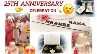 Mummy और Papa की 25th Wedding anniversary👩🏻‍❤️‍👨🏻 पर मचाया धमाल 🥳#jubilee#25yeartogether#anniversary