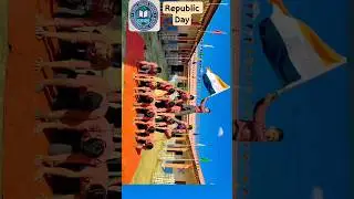 celebration of #republicday at our #school #pyramid #india #flag #genz #patriotism #indianflag