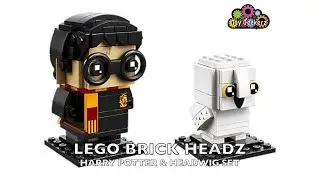 Lego Harry Potter & Hedwig Brick Headz Set - Unboxing and Building