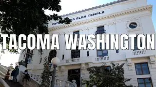 Tacoma, Washington 2019 | Dome, Downtown, Marina | 4K 60ᶠᵖˢ | Virtual Walking Tour | City