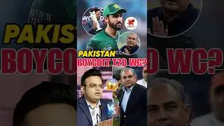 Pakistan to Boycott T20 World Cup? 😱 PCB Chief Big Warning to ICC | Asia vs ICC Drama | Cricket News