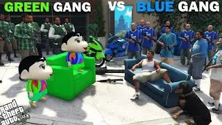 GREEN GANG VS BLUE GANG GTAV HINDI
