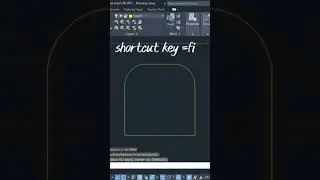 how to use fillet comand in autocad