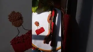 Easy Hand Embroidery design 🪡#shortvideo #embroidery