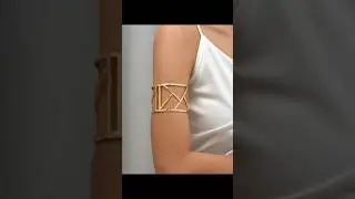 geometrical arm cuff bracelet making process #shortvideo #shorts #short #armcuff #viral #jewelrymaki