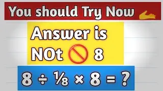 Simple math problem which easily fool you ! Mathematics @TheKhalilIFY 