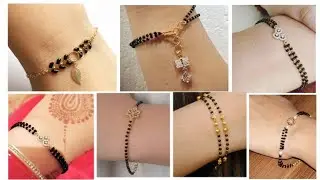 Latest gold mangalsutra bracelets design ll Beautiful mangalsutra  designs for women ll