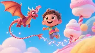 Flying Dragons in Candy Land | Magical Dragon Adventure for Kids | Sweet Candy World