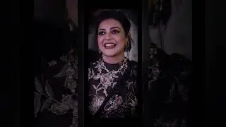 kajal agarwal beauty in black saree #kajal #kajalagarwal #blacksaree