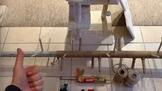 DIY 10ft Tall Cat Climbing Post, Part I. 