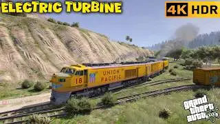 🔥Union Pacific X‑18 EPIC Train Ride in GTA V | 10,000 HP Beast Through Fort Zancudo & Raton Canyon!