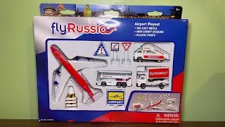 *RARE* Daron Realtoy flyRussia 747 Airport Playset Review