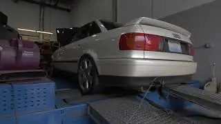 1993 Audi 90 Inline 5 Turbo on a Mustang Dyno