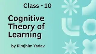 'Cognitive Theory of Learning' CDP/CTET/ TET #teachingexams #cdp 