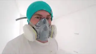 Покраска квартиры краской Crown. Безвоздушное распыление краски.