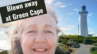 Blown away at Green Cape Lighthouse!