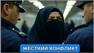 Спор мигрантки в никабе с полицейским в московском метро шокировал россиян.  