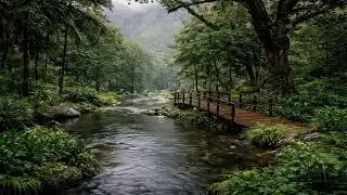 Peaceful Night Sound for Sleep and Meditation with Gentle Healing Atmosphere