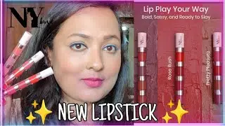 *New* NY BAE 4 in 1 Lip Play Liquid Lipstick  // All Shades // Swatches & Review