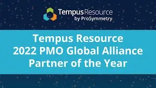 Tempus Resource 2022 PMO Global Alliance Partner of the Year