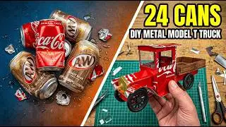 Epic Soda Can Truck Challenge: Making a Model T Truck from Soda Cans