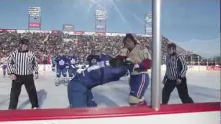 Hockey Fight: Kyle Wilson vs Zack FitzGerald