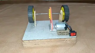 How to Make A Battery Power Motor Tyre Rounder | Tyre Working Model | Xyzprince01 