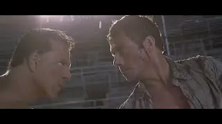 Fight Scene Jean-Claude Van Damme vs Mickey Rourke from the Movie Double Team..