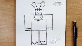 Step by Step Tutorial: Drawing Koala Kid (99 Nights in the Forest) | Easy Horror Sketch