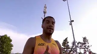 100 m Halbfinal 3 M&auml;nner - SM Winterthur 2024