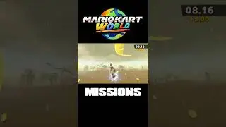Mario Kart World: Missions - Race through a storm of rain and coins!