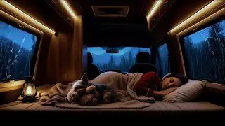 Let Go of Overthinking Tonight &mdash; Heavy Rain & Thunder on a Car Roof for Deep Sleep
