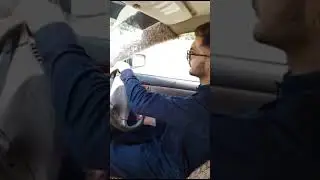 my cousin is drive a new car