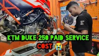 KTM Duke 250 Paid Service Cost 😭 | Mota Kharcha 😭 | OdishaKaLadka