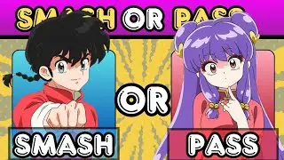 🔴 SMASH or PASS | Ranma 1/2 | Anime Quiz (らんま1/2）