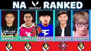 TSM Subroza & Wardell Vs FAZE Shanks Sinatraa & Dasnerth Happened in Radiant Lobby Ranked | Valorant
