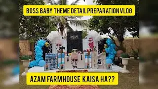 Boss Baby theme Birthday Party | Preparation Vlog @happilyevents