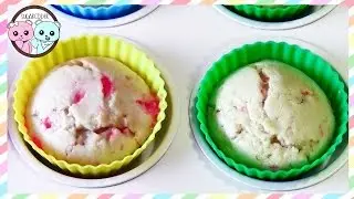 PEPPERMINT CUPCAKE BATTER, PEPPERMINT CUPCAKES - SUGARCODER