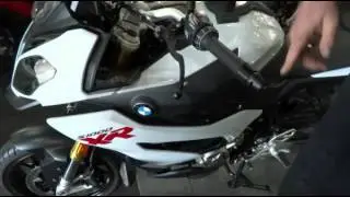 Установка замка Lidlox Grip Tip Bar End Helmet Lock на BMW S1000 XR