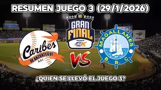 LVBP 2025-26: Resumen de la Gran Final Juego 3 (29/1/2026)