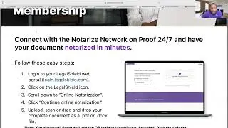 LegalShield: How to use E-Notary with Alistair Edwards