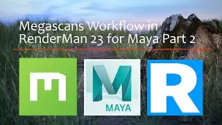 Megascans Workflow in RenderMan 23 for Maya Part 2