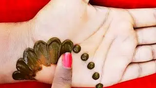 Full hand beautiful and easy dot mehndi trick - easy mehndi designs| gol tiki mehndi|mehndi designs