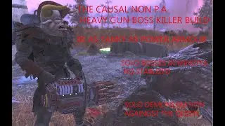 THE CAUSAL NON P.A HEAVY GUN BOSS KILLER BUILD WITH TEST AGAINGST THE QUEEN SOLO