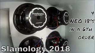 Slamology 2018 (NEW AUDIO COMPANY) Loud 6th! Hutchinson Car Audio 4 NDF v2 NEO 18's