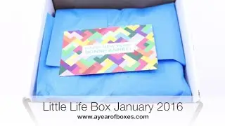 Little Life Box Unboxing January 2016
