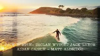 Sunrise longboarding at the Crescent Head Malibu Classic